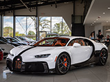 White Bugatti Chiron Pur Sport at Chicago Motor Cars