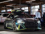 Green Wrap on Audi RS6 in Chicago