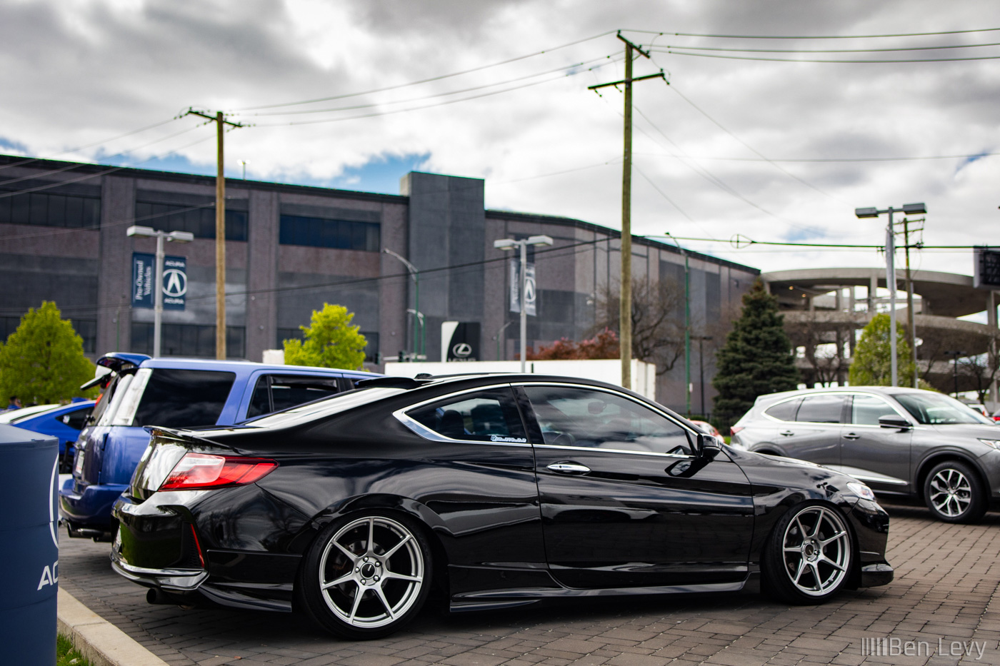 Side of a Black Honda Accord Coupe at a Chicago Car Meet