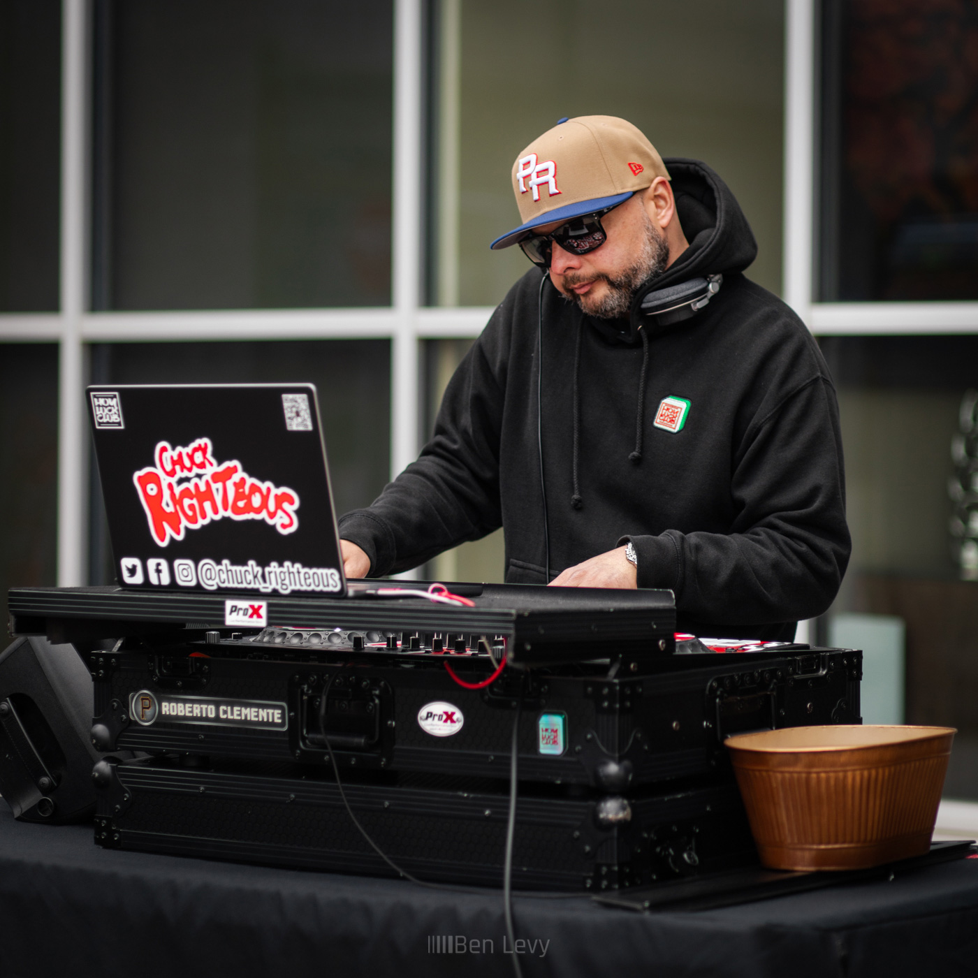 Chuck Righteous DJing at McGrath Acura in Chicago