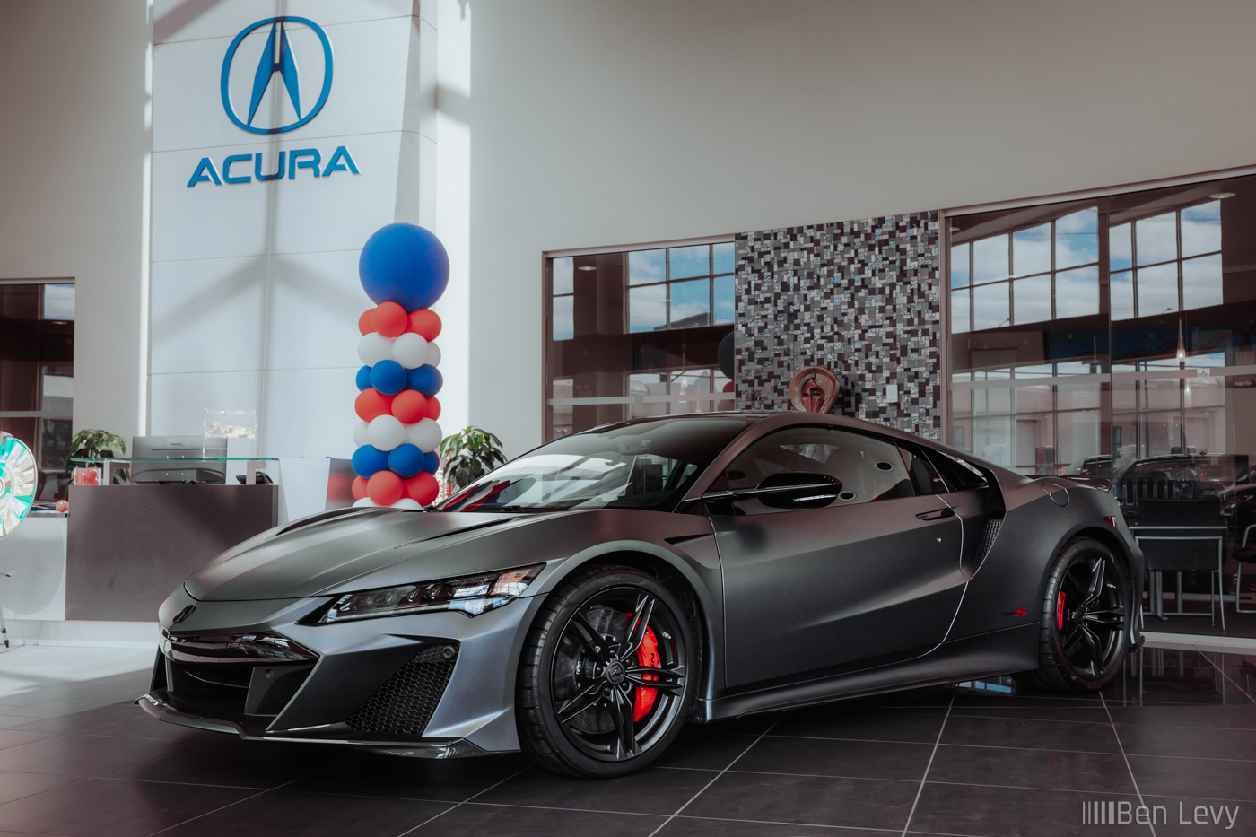 Matte Grey Acura NSX Type-S at McGrath Acura Downtown Chicago