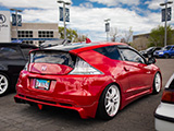 Clear Tail Lights on Red Honda CR-Z