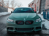 F80 BMW with Matte Green Wrap