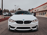 Front of White F82 BMW M4