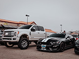 Ford F250 and Shelby Mustang GT350