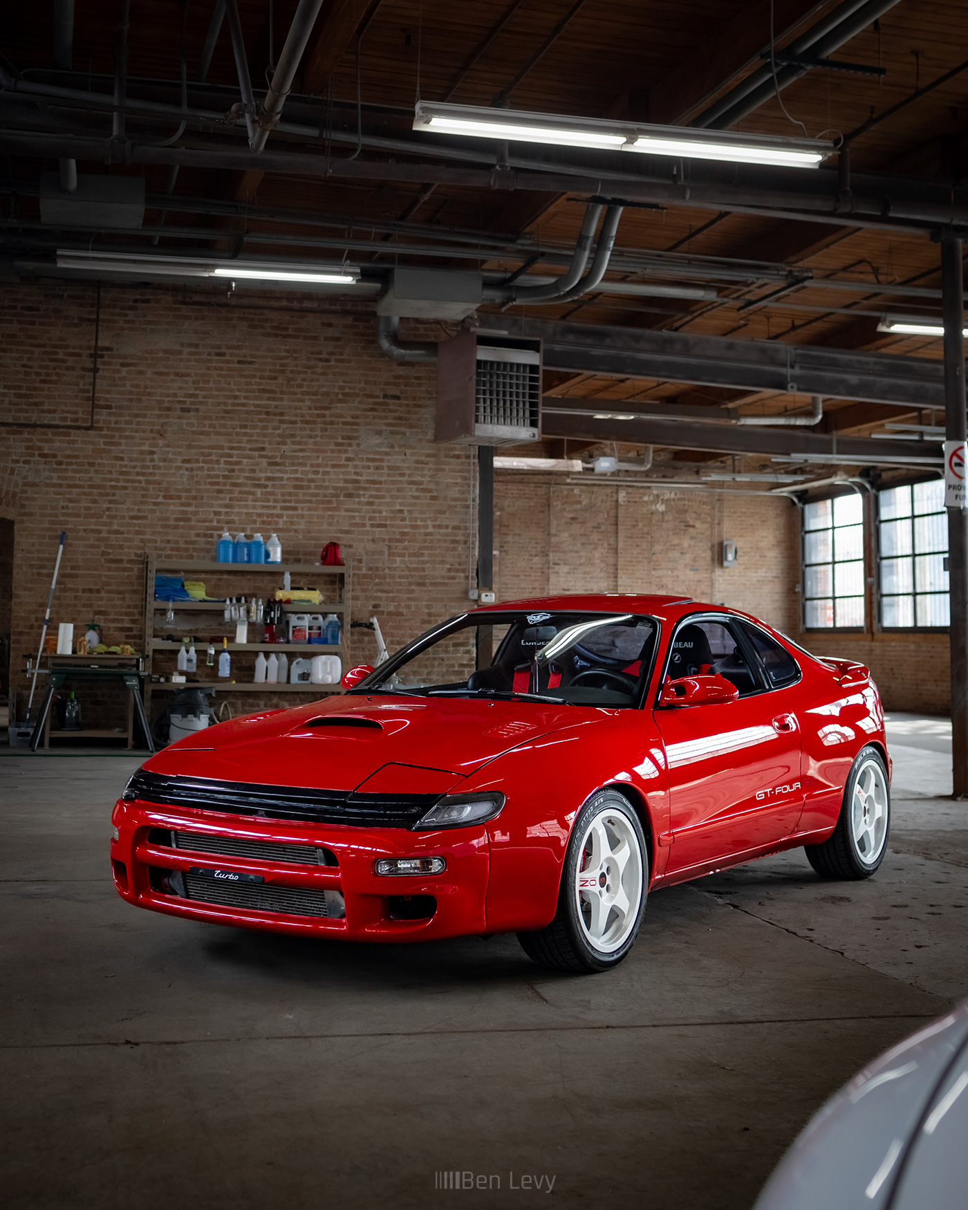 Turbo AWD Toyota Celica in Red