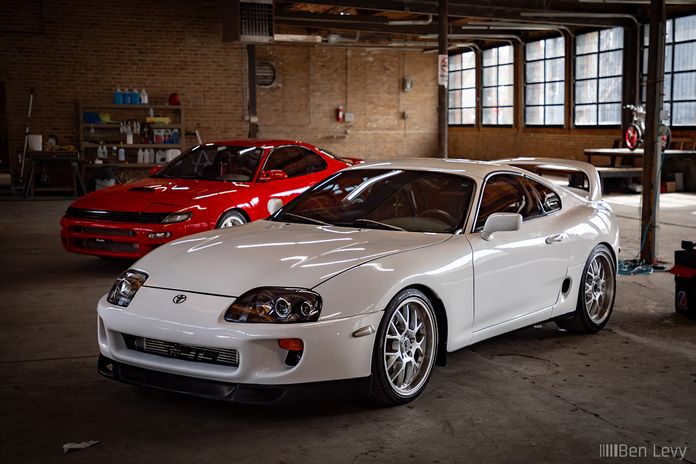 White Mk4 Toyota Supra at The Outfit in Chicago
