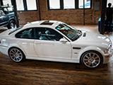 Side View of a White BMW M3