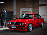 Red E30 BMW 325i at The Outfit in Chicago