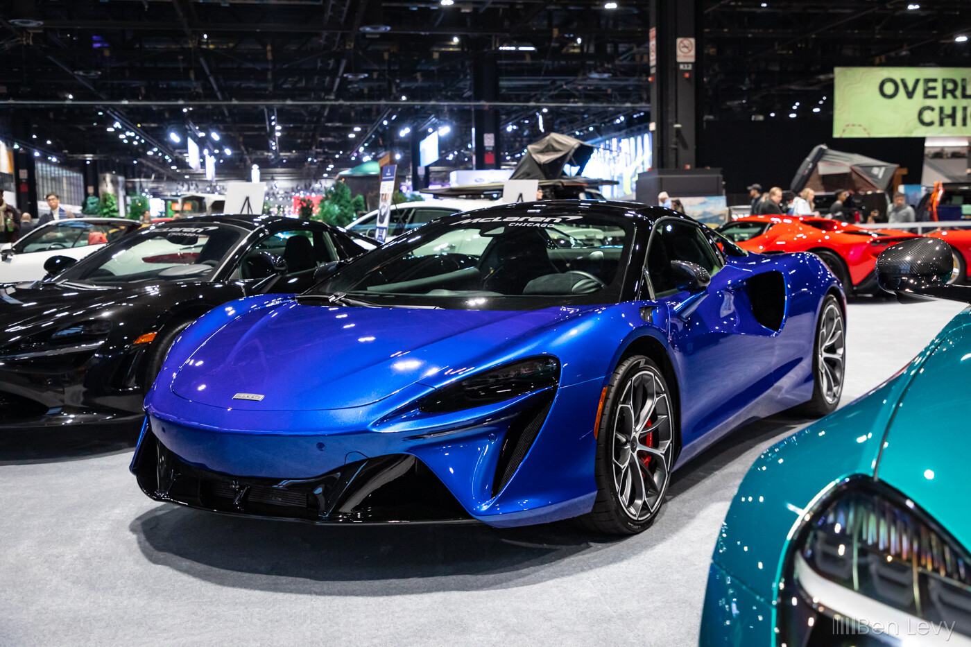 Blue McLaren 750S from McLaren Chicago