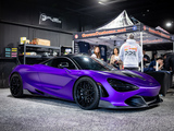 Purple McLaren 720S at Crown Customs