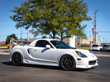 White Toyota MR2 Spider with Hardtop Arrives at a Toyota Car Meet