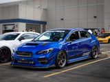 Heavily Modified Blue Subaru WRX STI