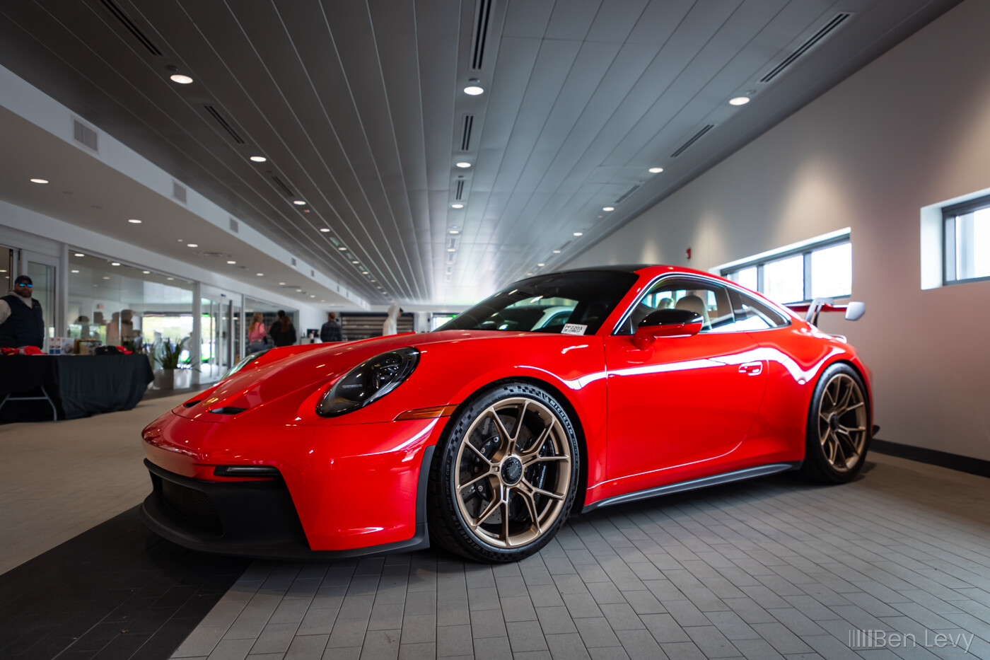 Red Porsche 911 GT3 at Porsche Lincolnwood