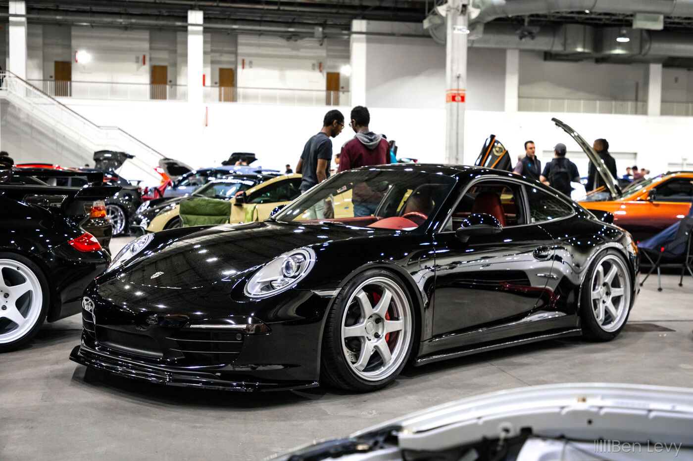 Black Porsche 911 at Wekfest in Chicago
