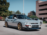 Silver Right-Hand-Drive WRX STI at a FullyDrivn Cars & Coffee