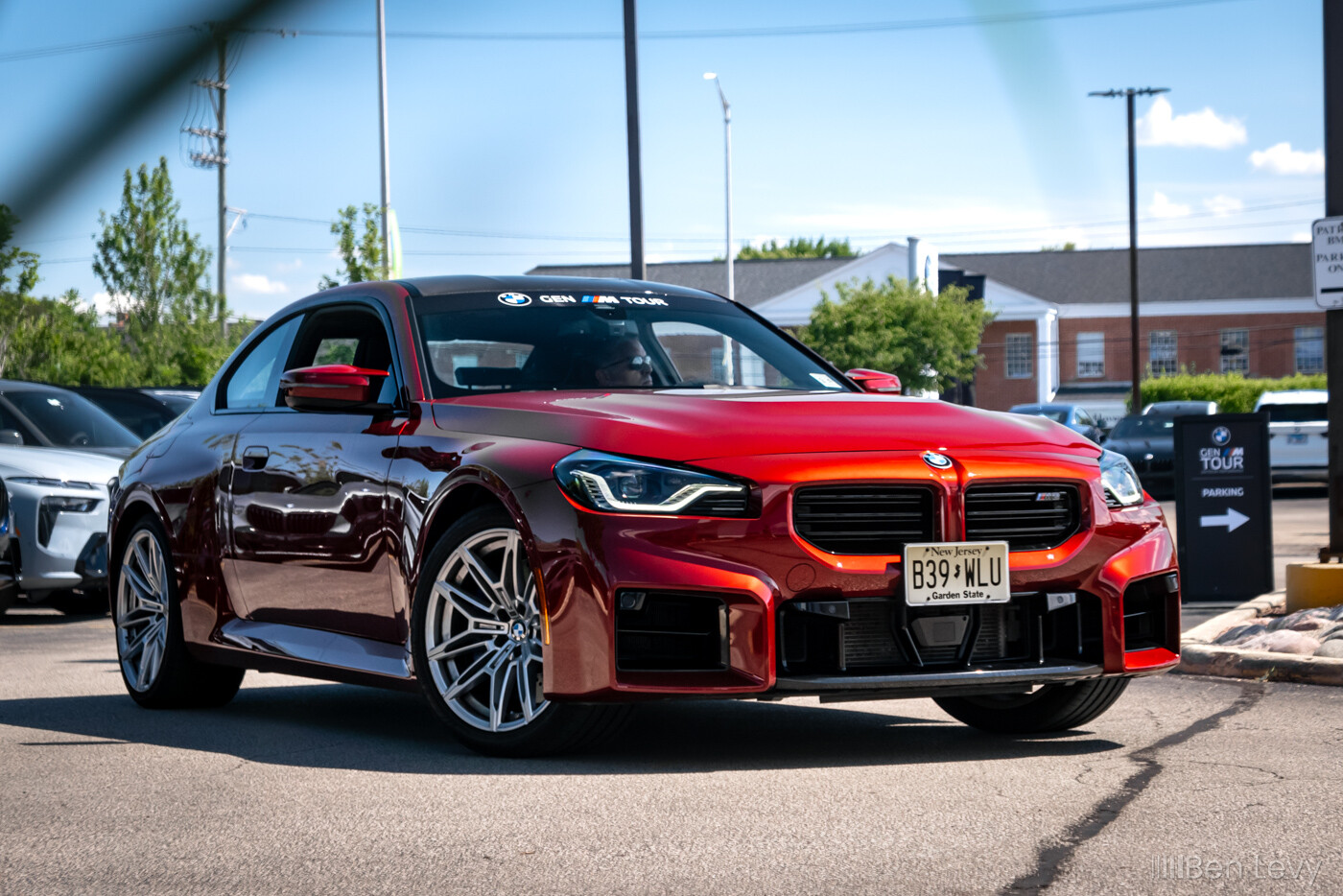 Red BMW M2 from the BMW Gen M Tour