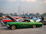 Green Lowrider Chevy Caprice at FuelFest Chicago