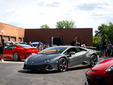 Grey Lamborghini Huracán at the GTHaus Open House