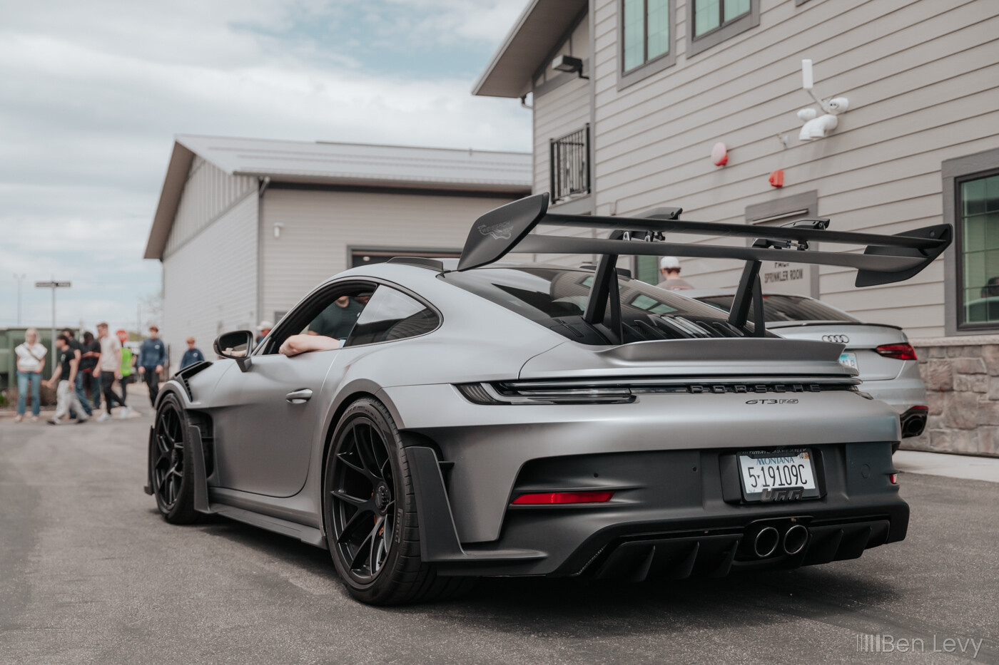 Gray Porsche 911 GT3 RS
