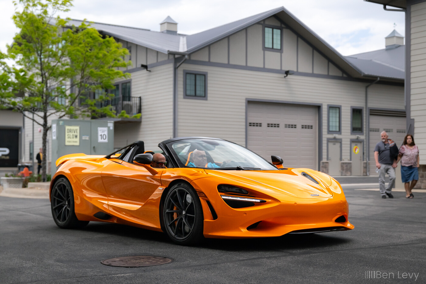 Orange McLaren 750S Spider