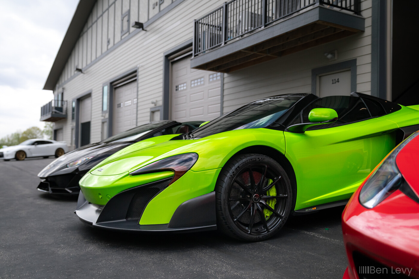Lime Green McLaren 675LT Spider