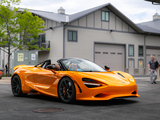 Orange McLaren 750S Spider