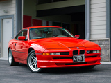 Red BMW 850 Ci at Iron Gate's Fiesta Fest