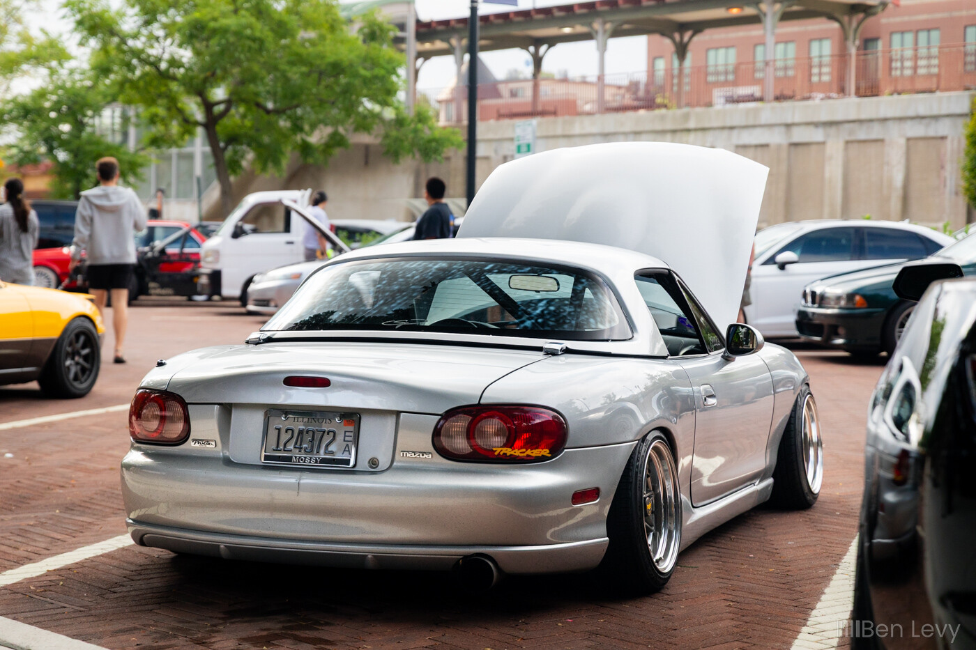 Silver NB Miata Drift Car