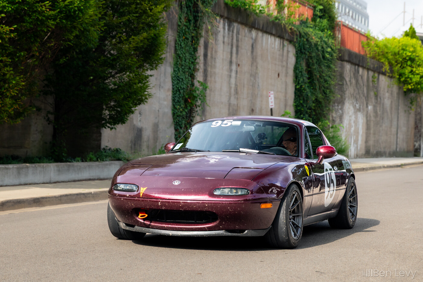 Merlot Mazda Miata in Oak Park