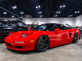 Red Acura NSXwith Five-Spoke Wheels