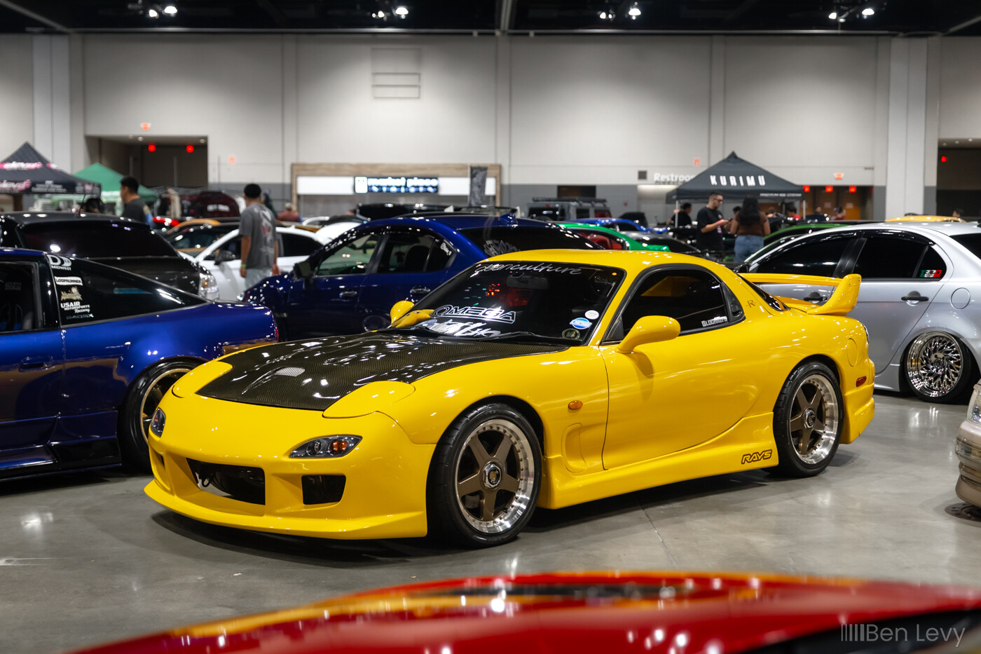 JDM FD3S RX-7 in the Omega Auto Service Section at Tuner Evo