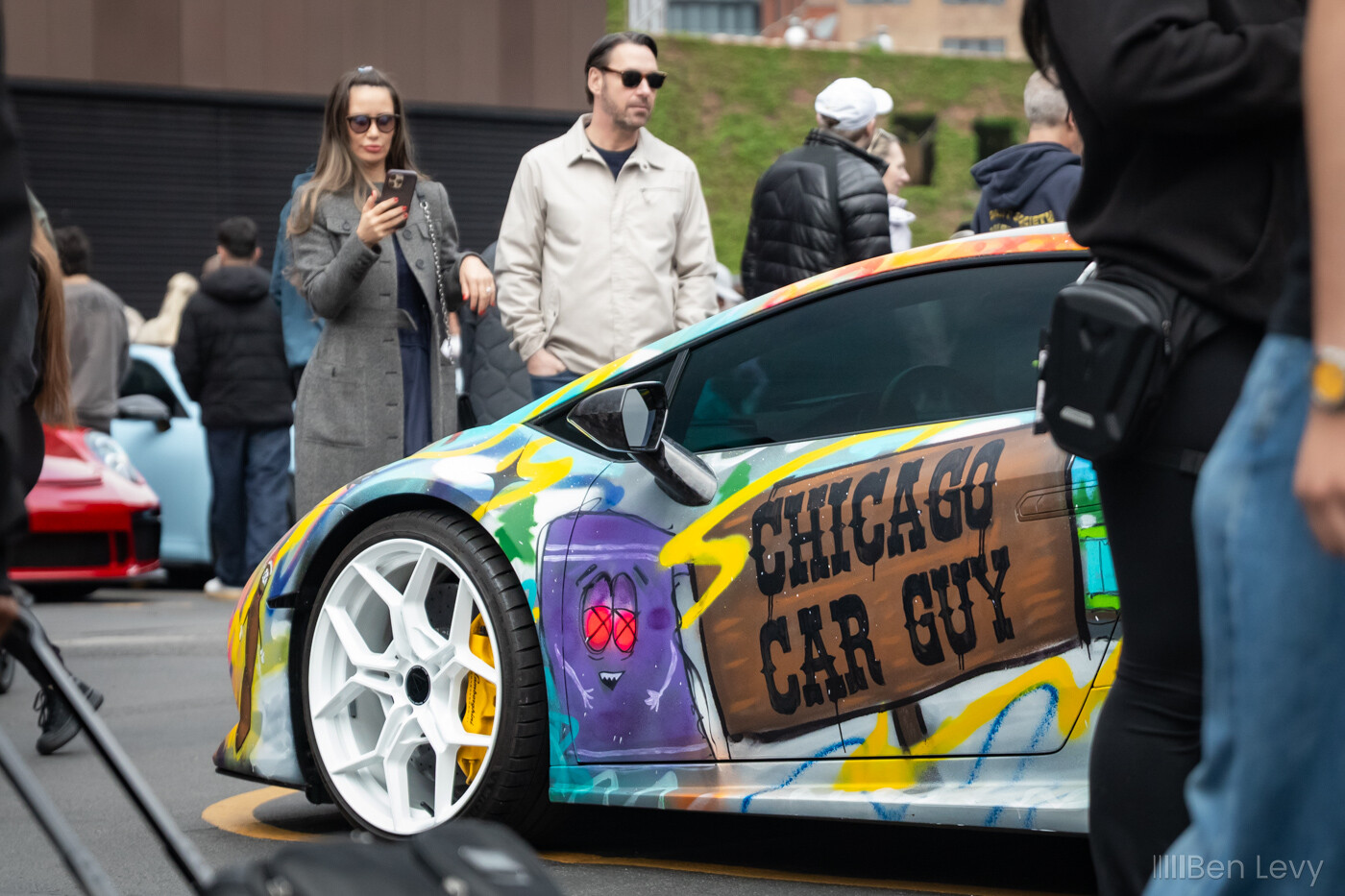 Towlie Spray Painted on a Lamborghini Huracan