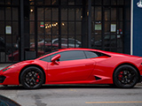 Red Lamborghini Huracan