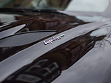 Superleggera hood logo on  Aston Martin DBS