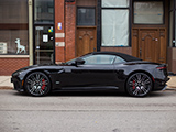 Black  Aston Martin DBS Superleggera in Chicago