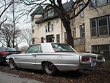 Silver Ford Thunderbird