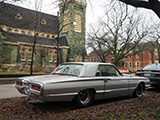 Silver Ford Thunderbird