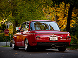 Rear Quarter of BMW 2002 on a Fall Day