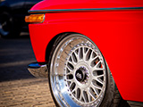 Front Fender on Red BMW 2002