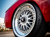 M Technica Wheel on Red BMW 2002