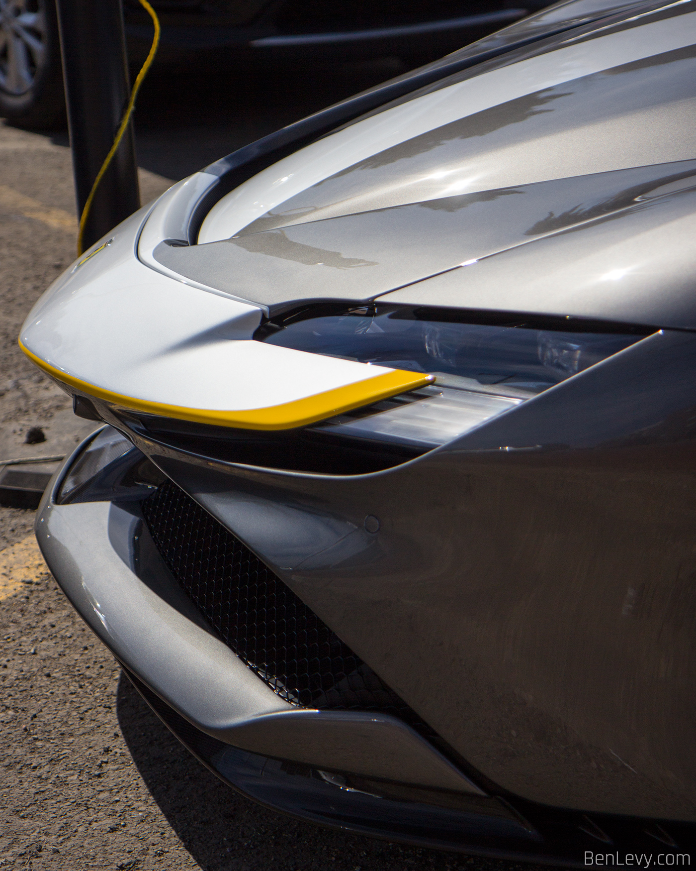 Nose of a Ferrari SF90 Stradale Assetto Fiorano