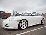 All White Porsche 911 GT3