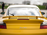 Rear wing on Porsche 996 Turbo