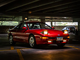 Red Ford Probe GT after RADwood Chicago