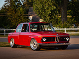 Bagged BMW 2002 in Red