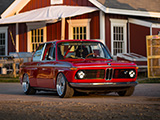 Red BMW 02 Series at a Chicagoland Farm