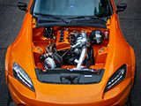 Top-down View of Orange, Turbocharged, Honda S2000