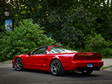 Red Acura NSX T