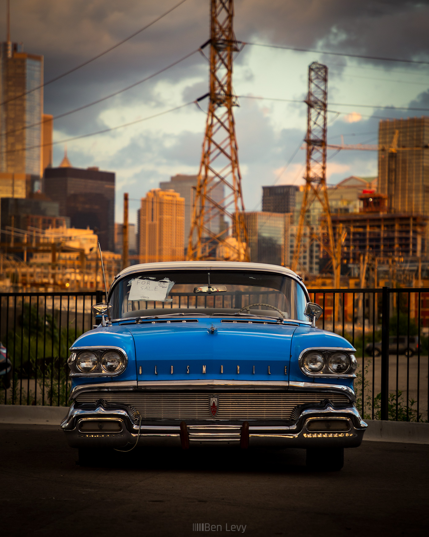 Blue Oldsmobile Super 88 For Sale Near Downtown Chicago